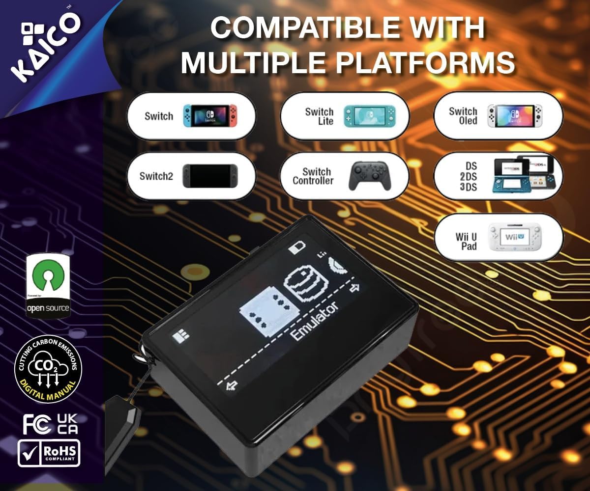 amiibo nfc emulator supports wii-u, switch, switch 2,switch lite, 3ds