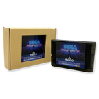 genesis / megadrive flash cart box, SD card and region free