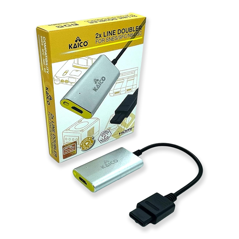 line double for gamecube,snes,n64, packaging box