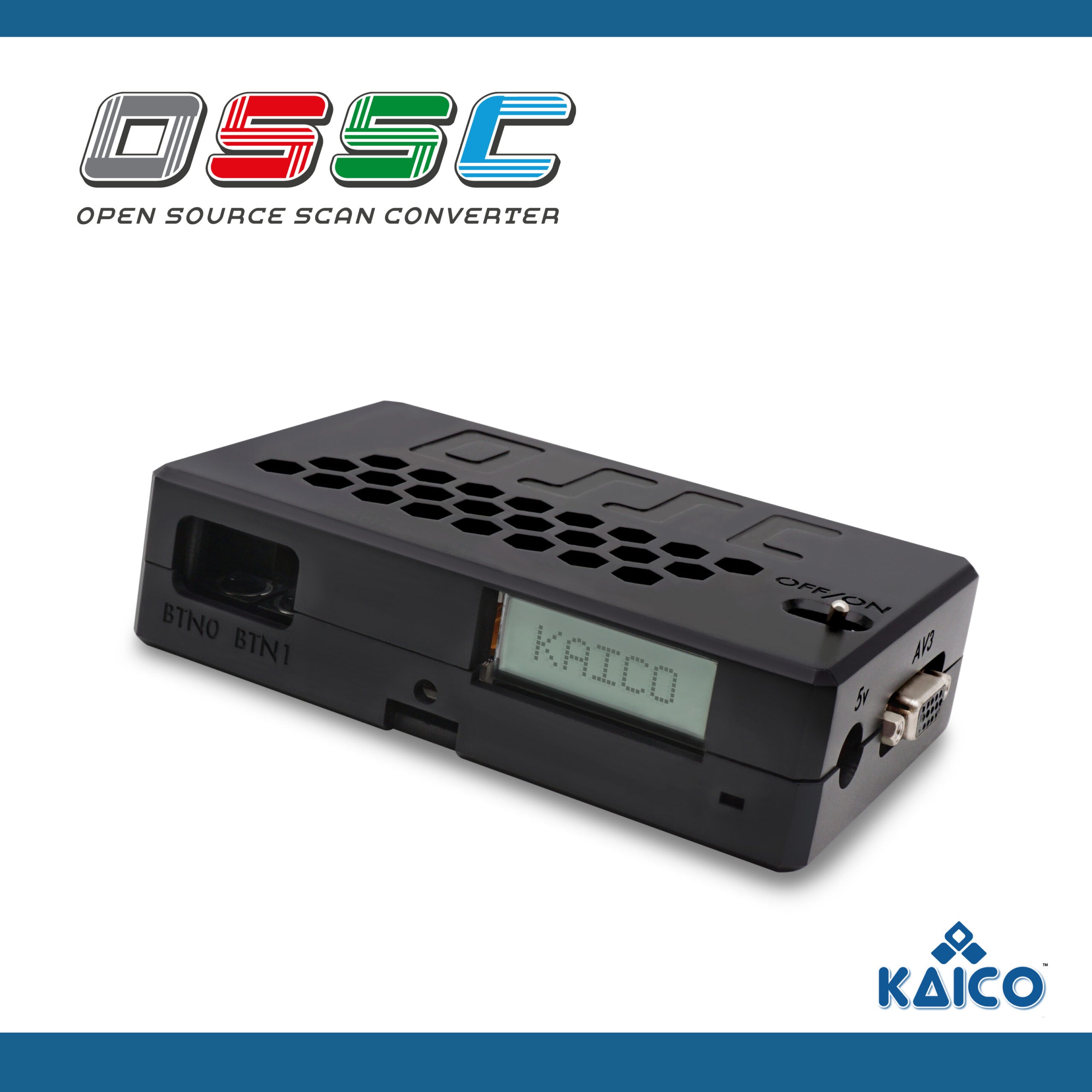 kaico ossc, a zero-lag RGB line multiplier and upscaler for retro gaming. 