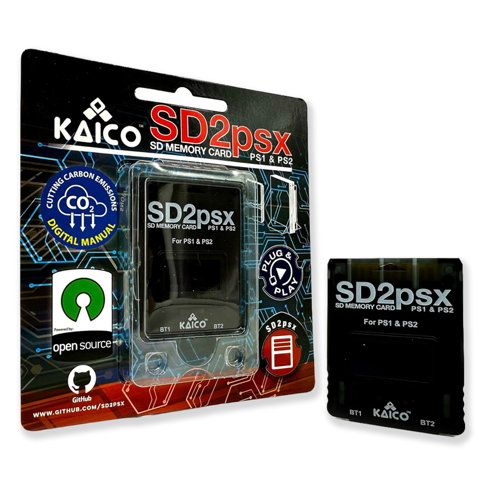 sd2psx gen 2 memory card box, unlimted saves and firmware upgradeable