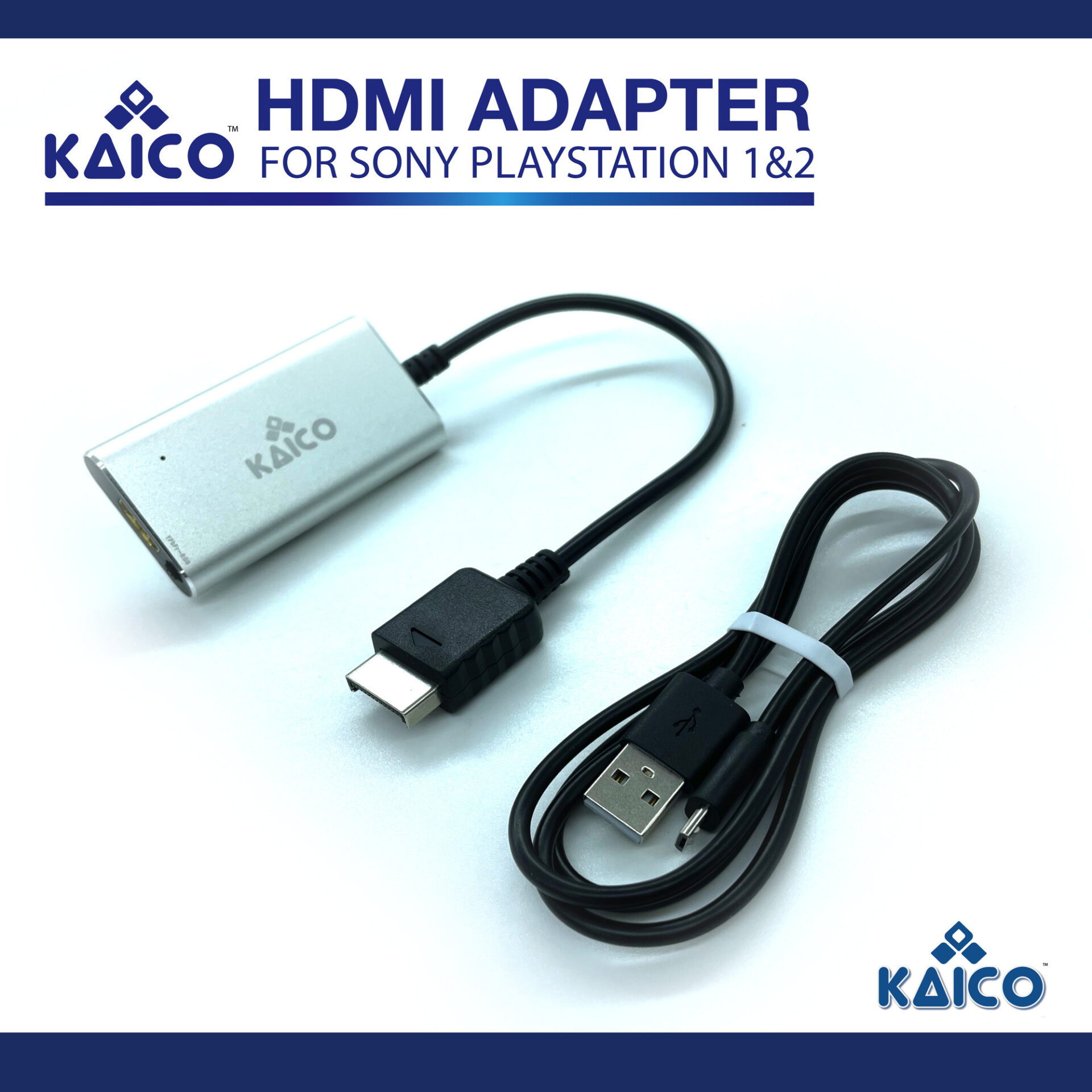 Mcbazel Adaptador HDMI para PS2/PS1, PS1/PS2 a HDMI adaptador