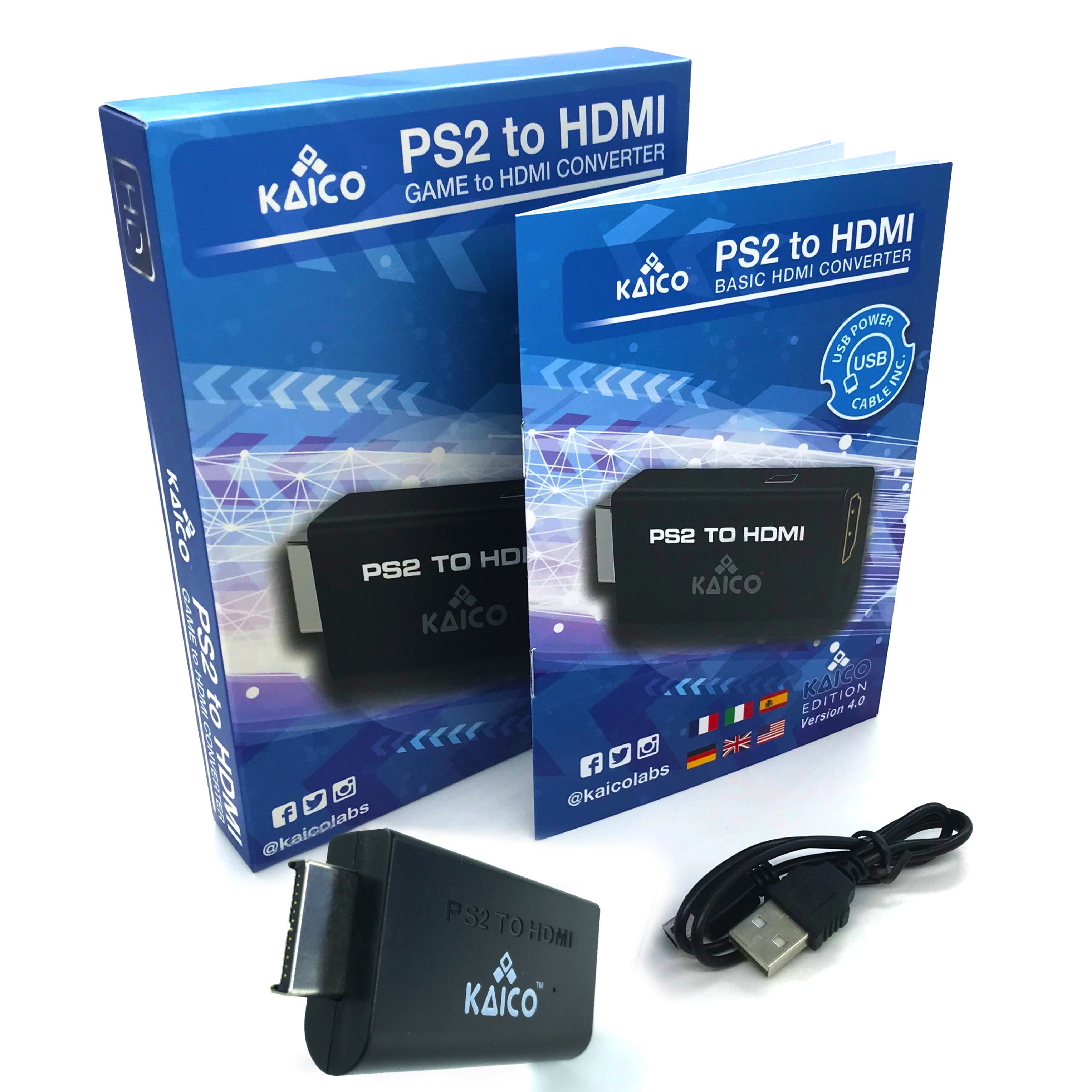 Für PS2 auf HDMI Konverter HD Audio Video Adapter Converter PlayStation2 zu HDTV