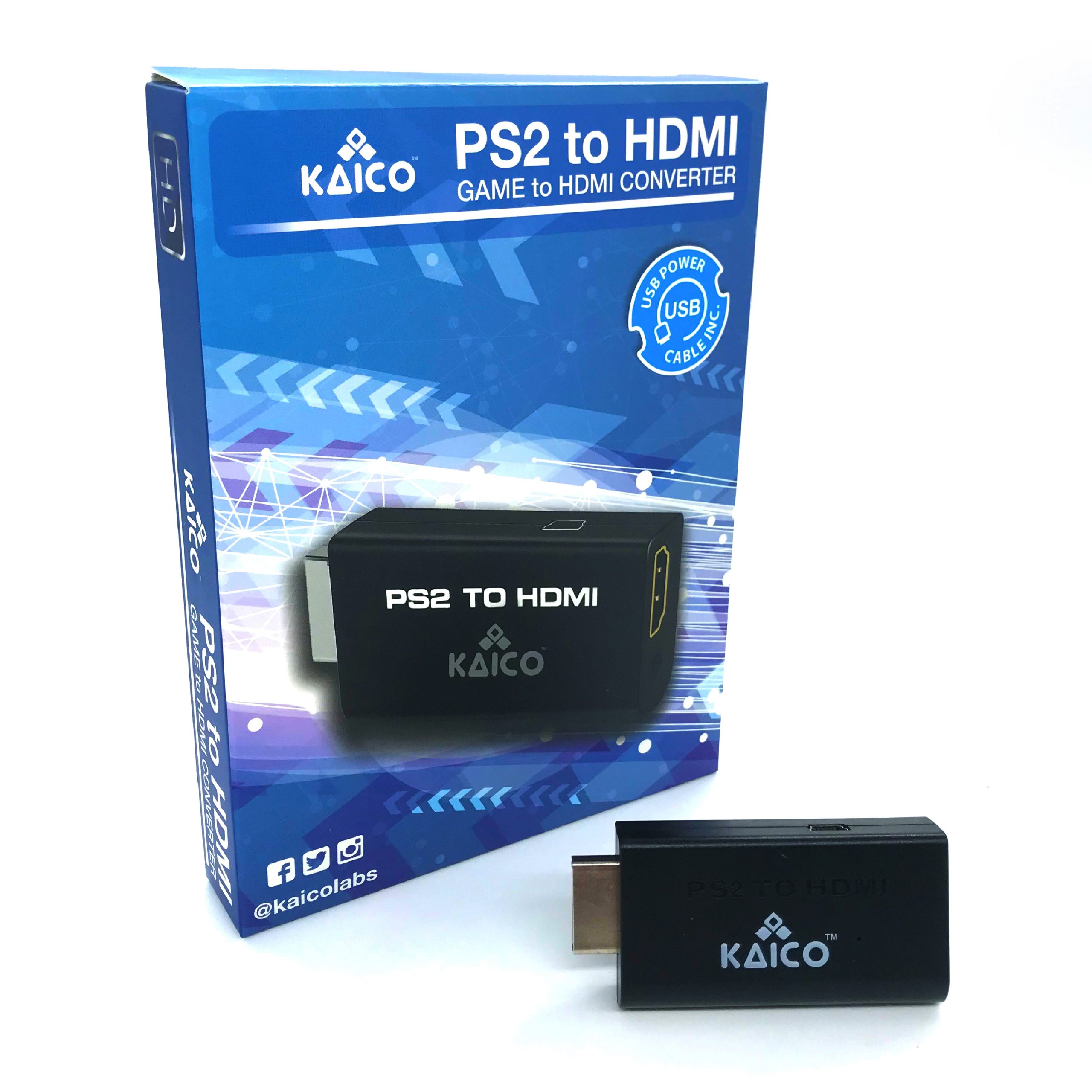 PlayStation PS2 to HDMI Pass Through Adaptor – Kaico Labs