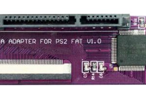 Original Playstation 2 IDE Network Adapter to SATA Mod Kit